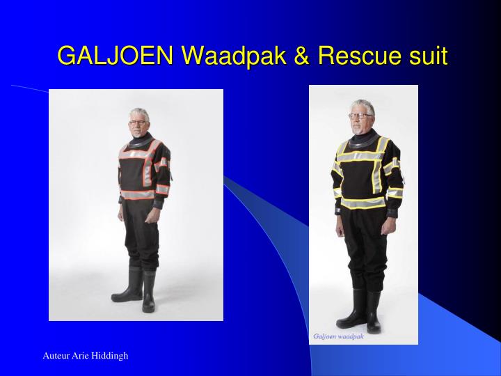 galjoen waadpak rescue suit