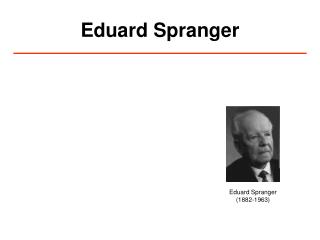 eduard spranger