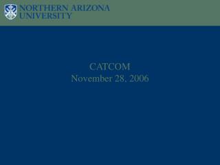 CATCOM November 28, 2006