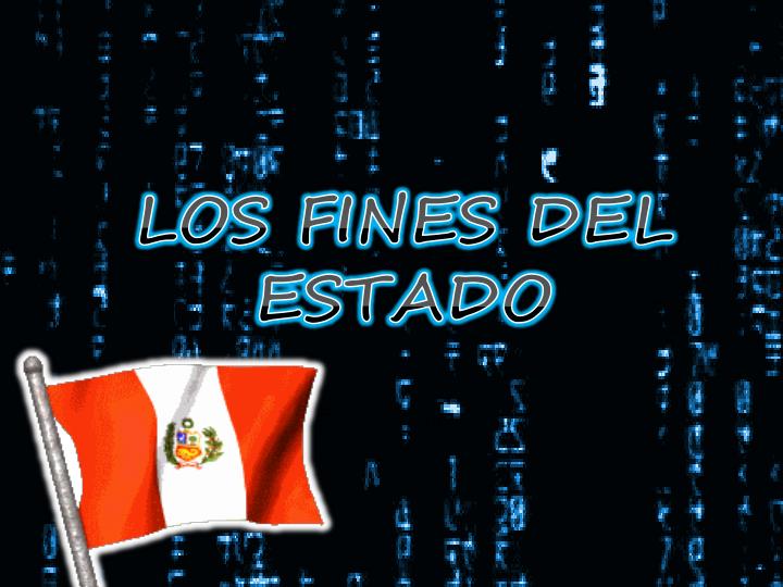 los fines del estado