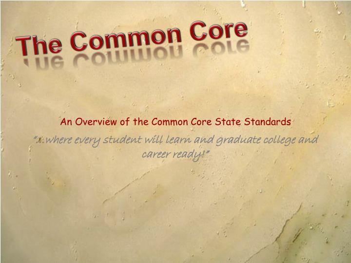the common core