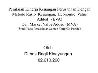 oleh dimas ragil kinayungan 02 610 260