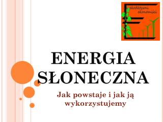 energia s oneczna