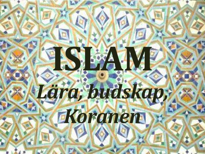 islam l ra budskap koranen
