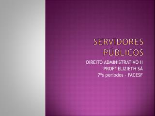 servidores p blicos