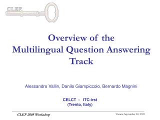Overview of the Multilingual Question Answering Track