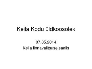 keila kodu ldkoosolek