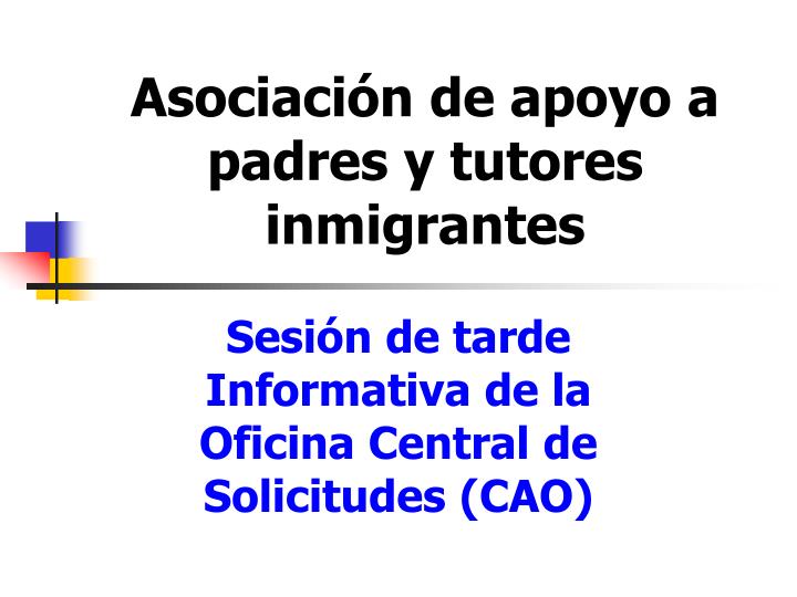 asociaci n de apoyo a padres y tutores inmigrantes