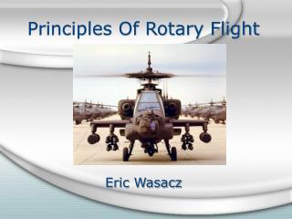 Principles Of Rotary Flight