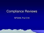Compliance Reviews - slide 1