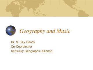 Geography and Music