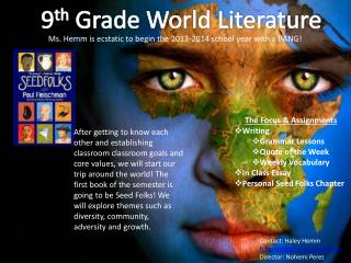 9 th Grade World Literature
