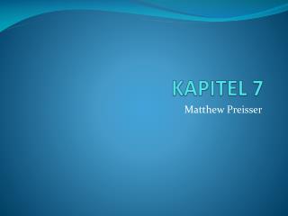 KAPITEL 7