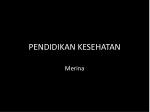 PENDIDIKAN KESEHATAN - slide 1