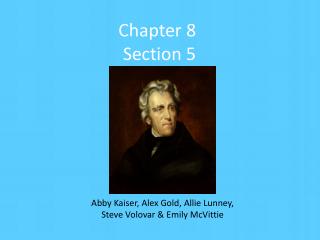 Chapter 8 Section 5