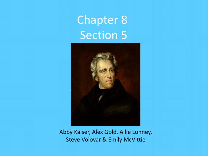 chapter 8 section 5