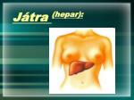 Játra (hepar): - slide 1