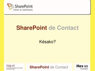 sharepoint de contact