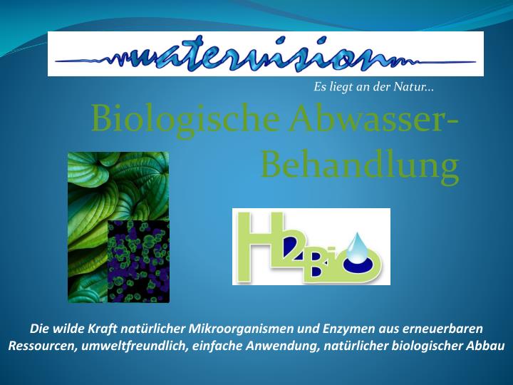 biologische abwasser behandlung