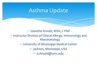 Asthma Update