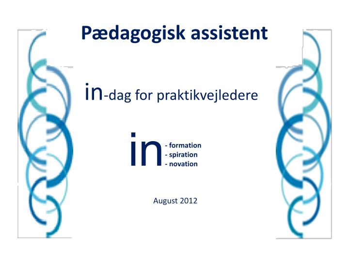 p dagogisk assistent