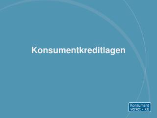 konsumentkreditlagen