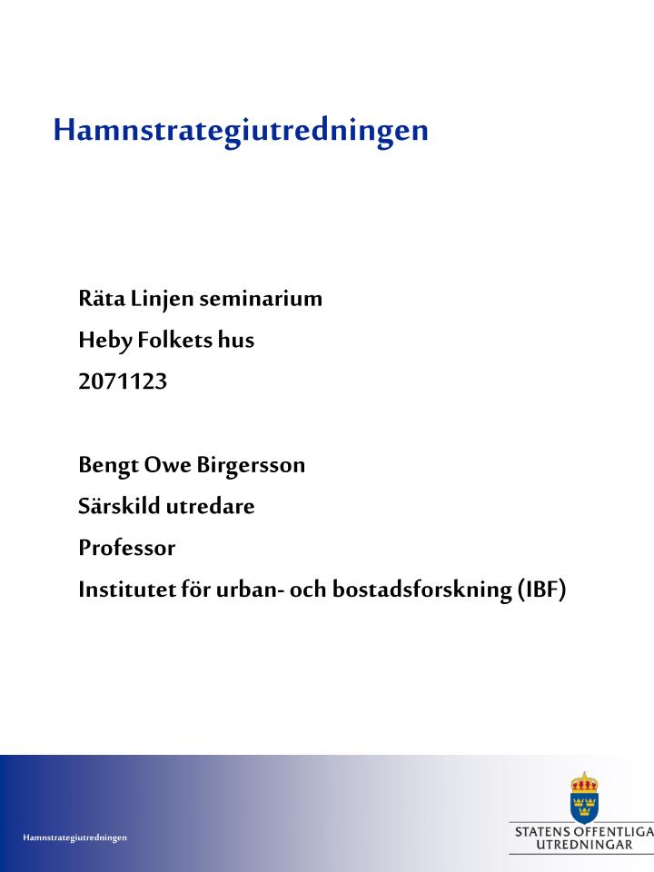 hamnstrategiutredningen