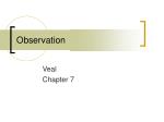 Observation - slide 1