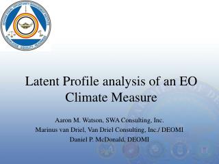 Latent Profile analysis of an EO Climate Measure