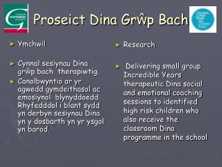 proseict dina gr p bach