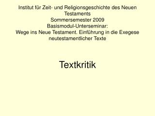 textkritik