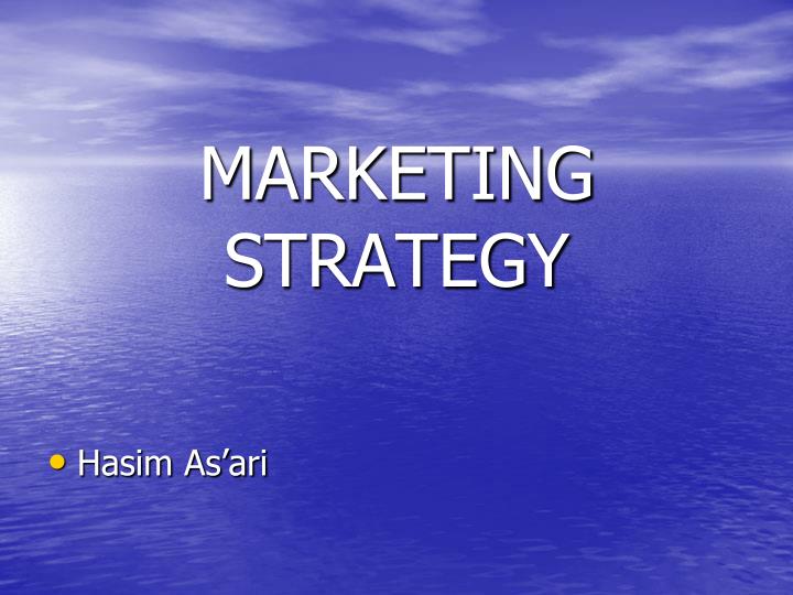 marketing strategy