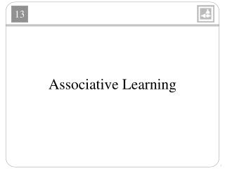 Associative Learning