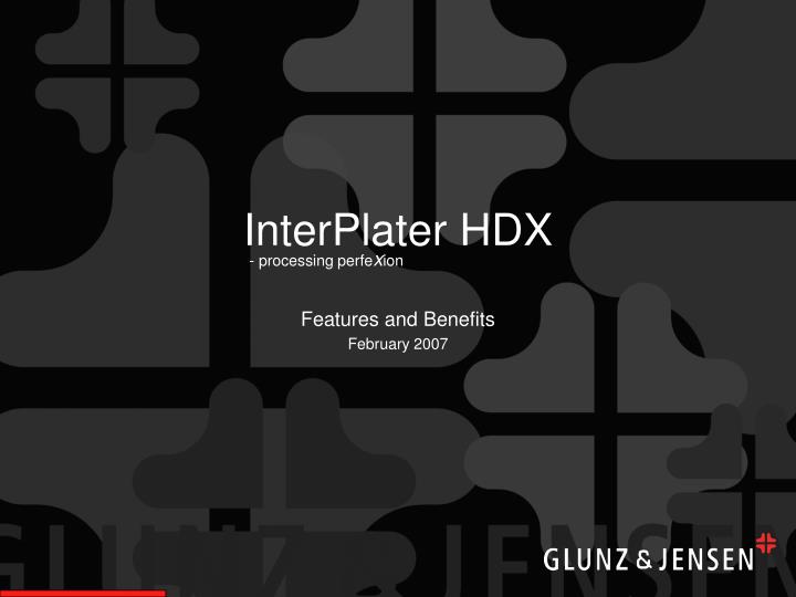 interplater hdx