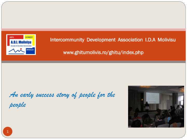intercommunity development association i d a molivi s u www ghitumolivis ro ghitu index php