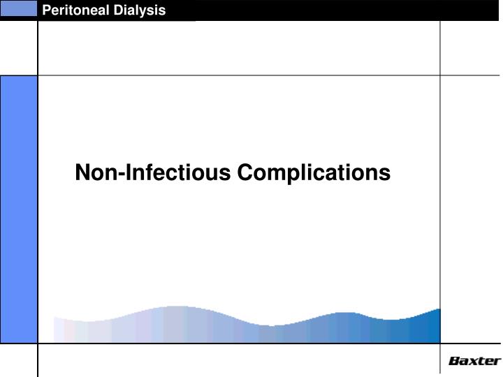 non infectious complications
