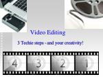 Video Editing - slide 1