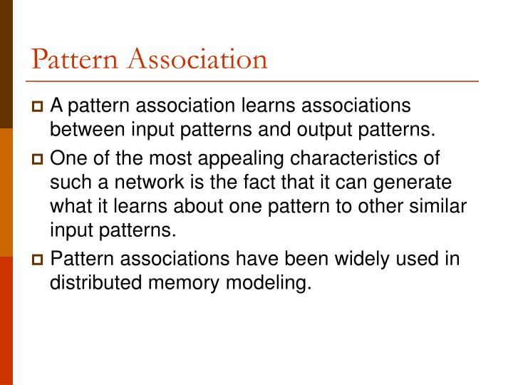 pattern association