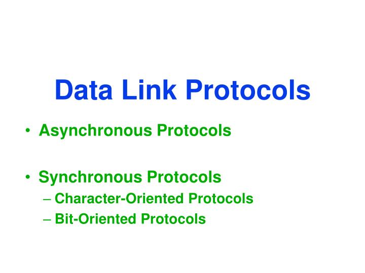 data link protocols