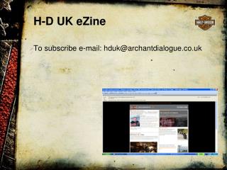 H-D UK eZine