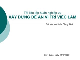 t i li u t p hu n nghi p v x y d ng n v tr vi c l m