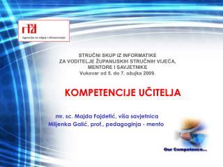 kompetencije u itelja