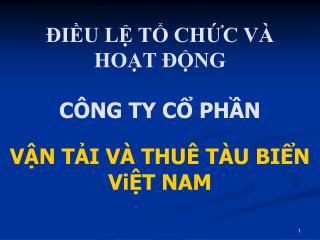 i u l t ch c v ho t ng c ng ty c ph n