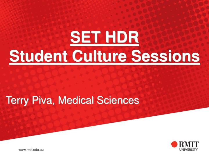 set hdr student culture sessions