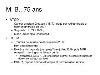 m b 75 ans
