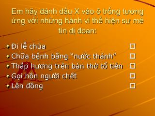 em h y nh d u x v o tr ng t ng ng v i nh ng h nh vi th hi n s m t n d oan