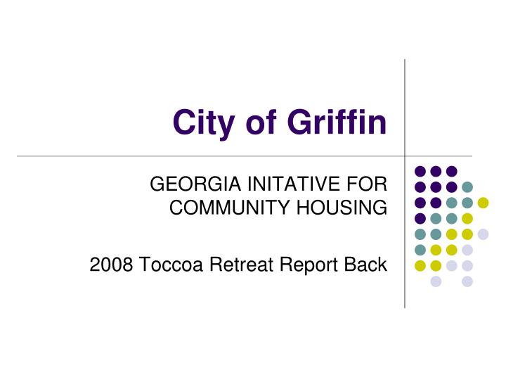 city of griffin