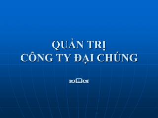 qu n tr c ng ty i ch ng