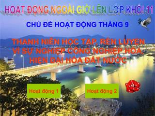 ch ho t ng th ng 9