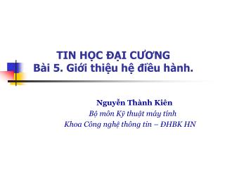 tin h c i c ng b i 5 gi i thi u h i u h nh